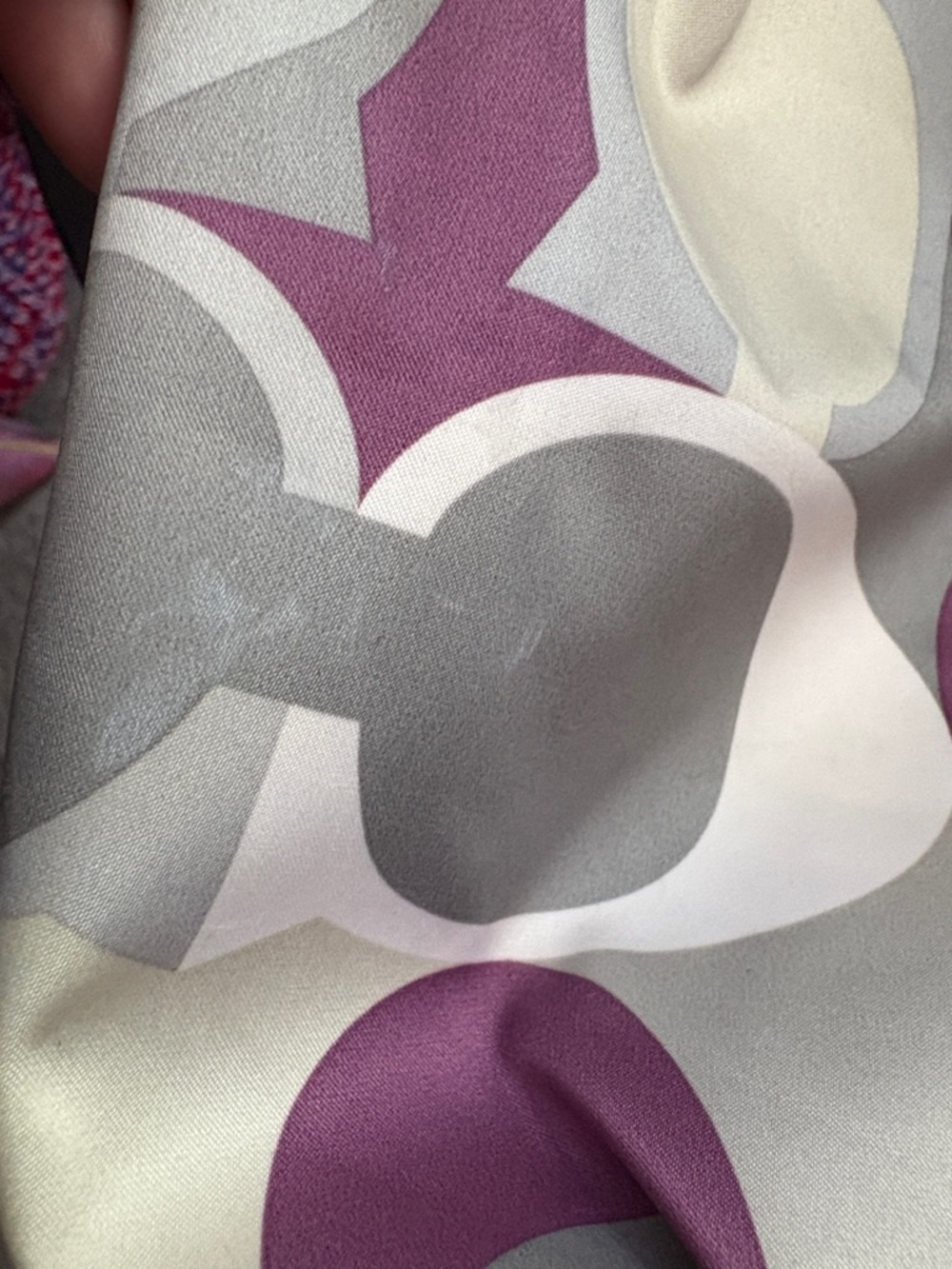 Coach Vintage F17407 Purple and Gray Y2K Signature Tote with Silver Trim - Picture 5 of 13